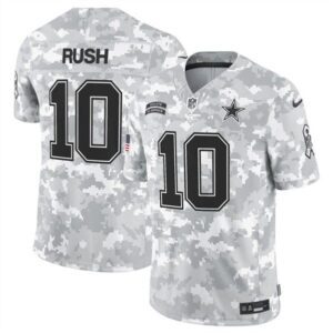 Dallas Cowboys #10 Cooper Rush Arctic Camo 2024 F.U.S.E. Salute to Service Limited Football Stitched Jersey