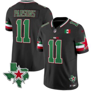 Dallas Cowboys #11 Micah Parsons Black 2024 F.U.S.E. Mexico Vapor Untouchable Limited Stitched Jersey