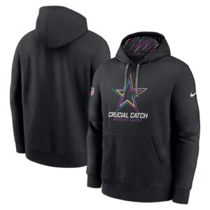 Dallas Cowboys 2024 NFL Crucial Catch Club Pullover Hoodie - Black