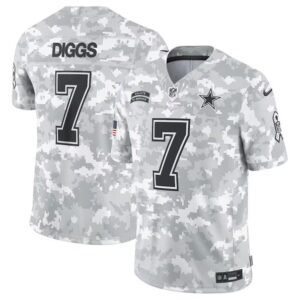 Dallas Cowboys #7 Trevon Diggs Arctic Camo 2024 F.U.S.E. Salute to Service Limited Football Stitched Jersey