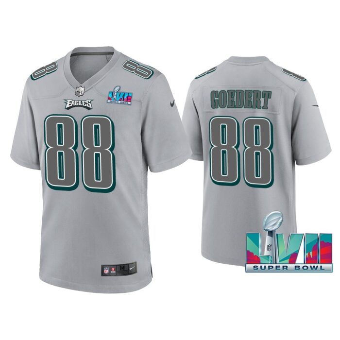 Dallas Goedert Philadelphia Eagles Super Bowl LVII Gray Atmosphere Jersey