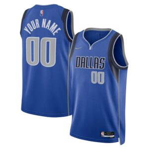 Dallas Mavericks 2021/22 Diamond Swingman Custom Jersey - Icon Edition - Blue