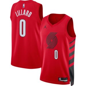 Damian Lillard Portland Trail Blazers Unisex Swingman Jersey - Statement Edition - Red