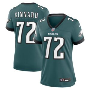 Darian Kinnard Philadelphia Eagles Women's Team Game Jersey - Midnight Green