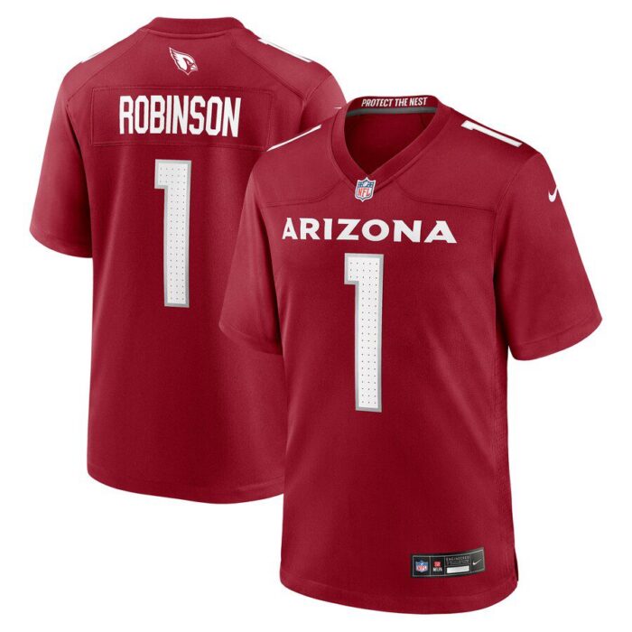 Darius Robinson Arizona Cardinals 2024 NFL Draft First Round Pick Player Game Jersey - Cardinal