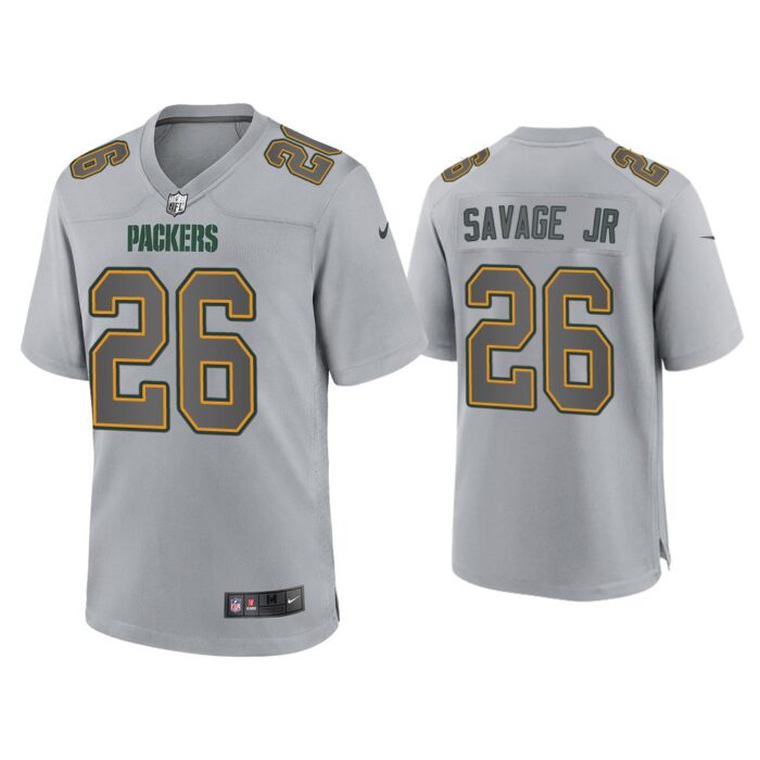 Darnell Savage Jr. Green Bay Packers Gray Atmosphere Fashion Game Jersey