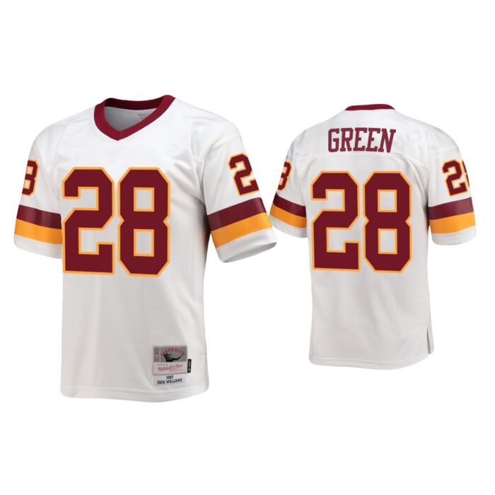 Darrell Green Washington Commanders White Throwback Legacy Replica Jersey