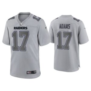 Davante Adams Las Vegas Raiders Gray Atmosphere Fashion Game Jersey