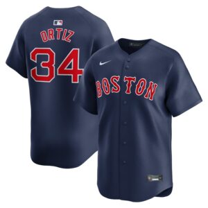 David Ortiz Boston Red Sox Alternate Limited Retired Player Jersey - Navy