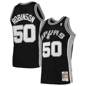 David Robinson San Antonio Spurs 1991/92 Hardwood Classics Swingman Jersey - Black