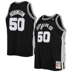 David Robinson San Antonio Spurs 1998/99 Big & Tall Hardwood Classics Swingman Jersey - Black