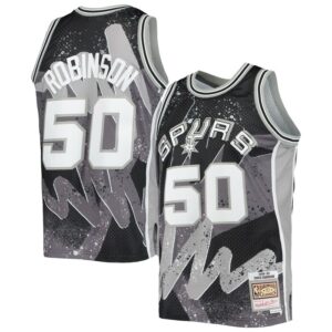 David Robinson San Antonio Spurs Hardwood Classics 1998/99 Hyper Hoops Swingman Jersey - Black