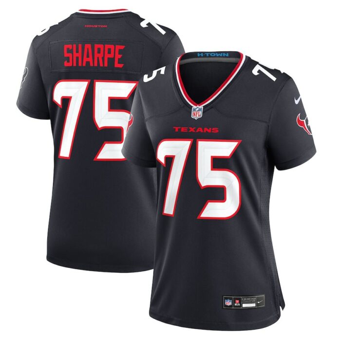 David Sharpe Houston Texans Women's Team Game Jersey - Navy