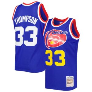 David Thompson Denver Nuggets Hardwood Classics 1975/76 Swingman Jersey - Royal