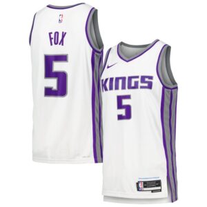 De'Aaron Fox Sacramento Kings Swingman Player Jersey - Association Edition - White