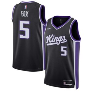 De'Aaron Fox Sacramento Kings Unisex Swingman Jersey - Icon Edition - Black