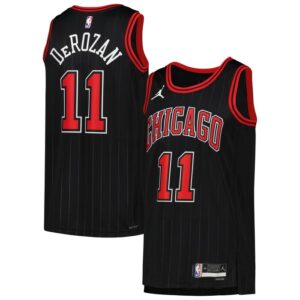 DeMar DeRozan Chicago Bulls Unisex Swingman Jersey - Statement Edition - Black