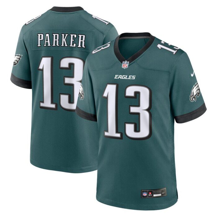 DeVante Parker Philadelphia Eagles Game Jersey - Midnight Green