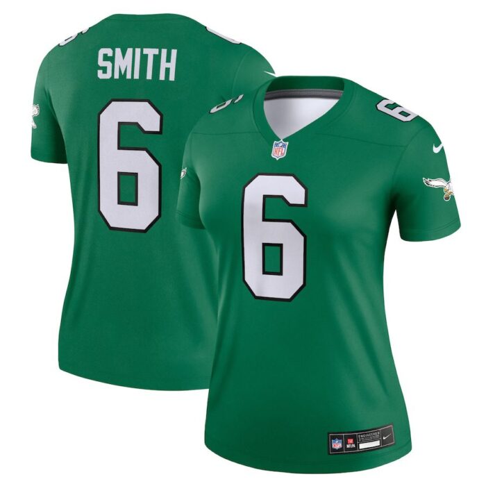 DeVonta Smith Philadelphia Eagles Women's Alternate Legend Player Jersey - Kelly Green