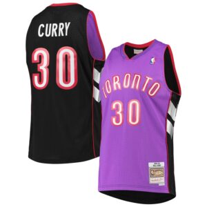 Dell Curry Toronto Raptors 2001/02 Hardwood Classics Swingman Jersey - Purple