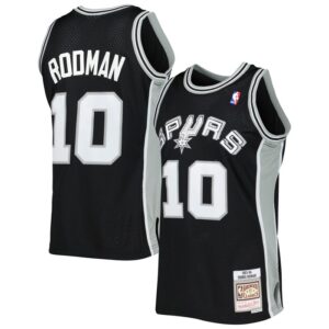 Dennis Rodman San Antonio Spurs 2001/02 Hardwood Classics Swingman Jersey - Black