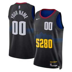 Denver Nuggets Unisex 2023/24 Custom Swingman Jersey - Black - City Edition