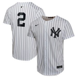 Derek Jeter New York Yankees Youth Home Retired Game Player Jersey - White