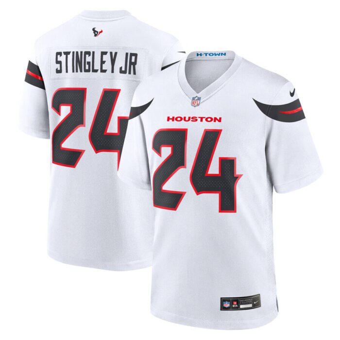 Derek Stingley Jr. Houston Texans Game Jersey - White