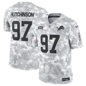 Detroit Lions #97 Aidan Hutchinson Arctic Camo 2024 F.U.S.E. Salute to Service Limited Football Stitched Jersey