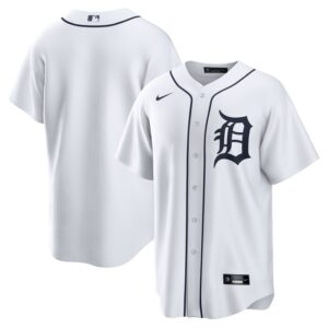 Detroit Tigers Home Blank Replica Jersey - White