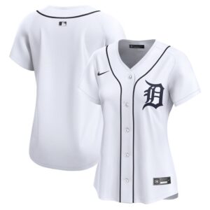 Detroit Tigers Women Home Limited Jersey - White