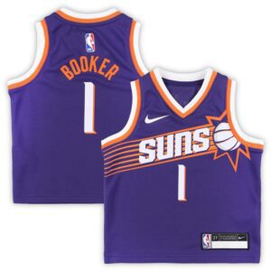 Devin Booker Phoenix Suns Toddler Swingman Player Jersey - Icon Edition - Purple