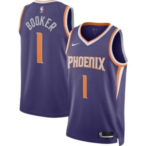 Devin Booker Phoenix Suns Unisex Swingman Jersey - Icon Edition - Purple