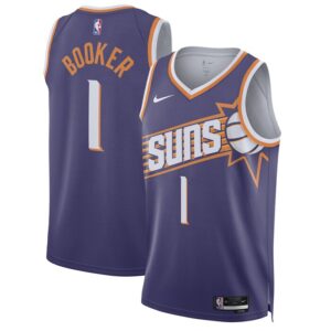 Devin Booker Phoenix Suns Unisex Swingman Jersey - Icon Edition - Purple