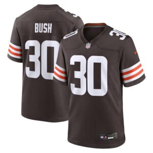 Devin Bush Cleveland Browns Game Jersey - Brown