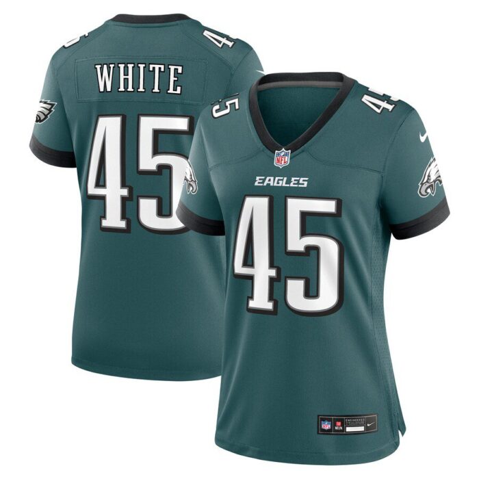 Devin White Philadelphia Eagles Women's Game Jersey - Midnight Green