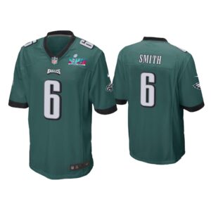 Devonta Smith Philadelphia Eagles Super Bowl LVII Midnight Green Game Jersey