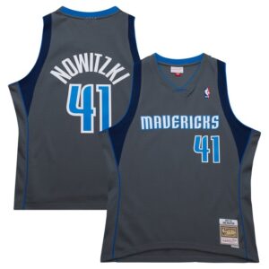 Dirk Nowitzki Dallas Mavericks 2003/04 Hardwood Classics Swingman Jersey - Gray