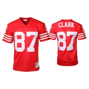 Dwight Clark San Francisco 49Ers Red Throwback Retired Player Jersey