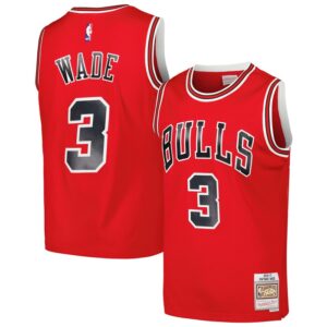 Dwyane Wade Chicago Bulls 2016/17 Hardwood Classics Swingman Jersey - Red