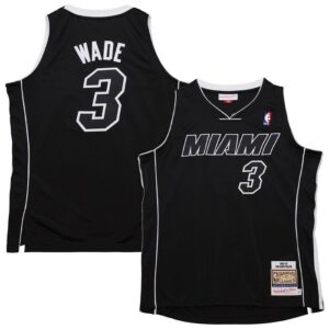 Dwyane Wade Miami Heat 2011/12 Hardwood Classics Jersey - Black