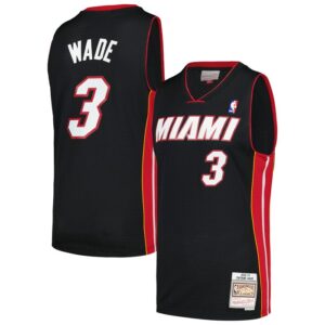 Dwyane Wade Miami Heat 2012/13 Hardwood Classics Swingman Jersey - Black