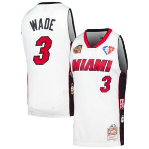 Dwyane Wade Miami Heat Unisex Hall of Fame Class of 2023 Throwback Swingman Jersey - White