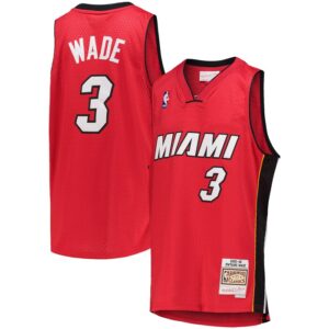 Dwyane Wade Miami Heat Youth 2005/06 Hardwood Classics Swingman Jersey - Red