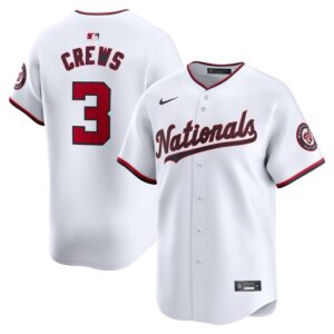 Dylan Crews Washington Nationals Home Limited Player Jersey - White