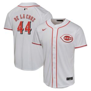 Elly De La Cruz Cincinnati Reds Youth Home Game Player Jersey - White