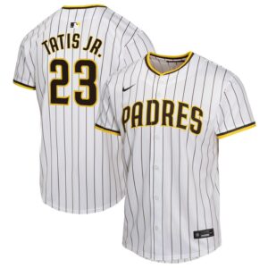 Fernando Tatis Jr. San Diego Padres Youth Home Game Player Jersey - White