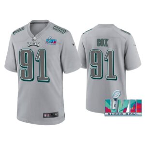 Fletcher Cox Philadelphia Eagles Super Bowl LVII Gray Atmosphere Jersey