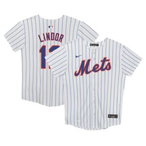 Francisco Lindor New York Mets Preschool Home Game Jersey - White