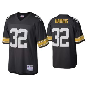 Franco Harris Pittsburgh Steelers Black Throwback Retired Player Jersey